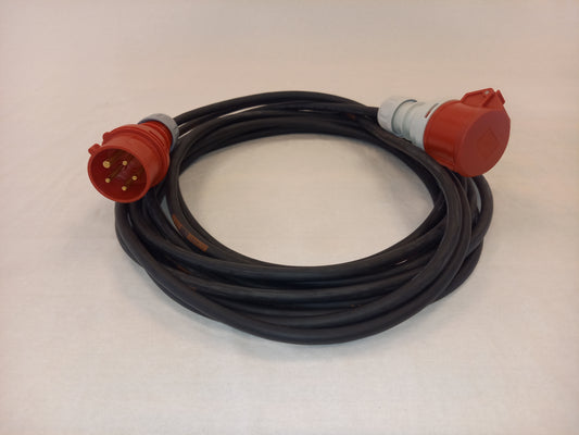 16A 400V Krachtstroom Verlengkabel 5G2,5 Neopreen IP54
